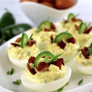 Jalapeño Popper Deviled Eggs