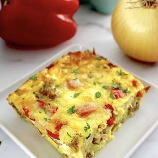 Sausage and Pepper Breakfast Casserole