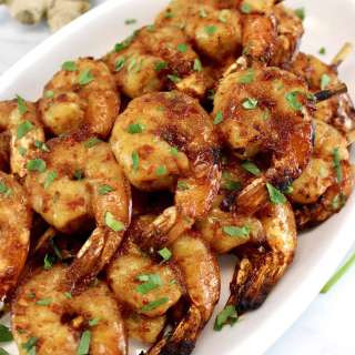 Air Fryer Asian Shrimp Skewers