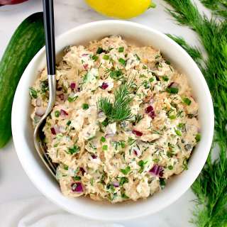 Creamy Dill Salmon Salad