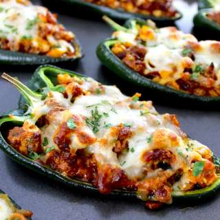 Keto Stuffed Poblano Peppers