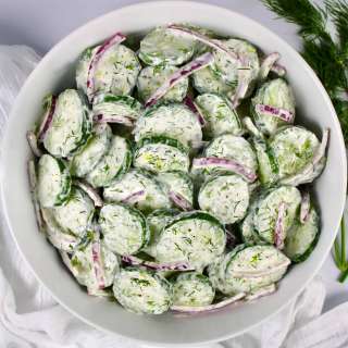 Creamy Cucumber Salad