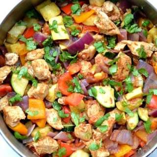 Mexican Chicken Zucchini Skillet