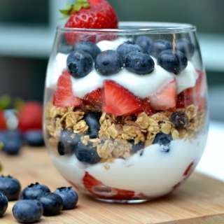 Red White and Blue Parfaits