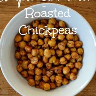 Maple Cinnamon Roasted Chickpeas
