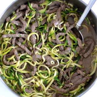 Teriyaki Beef Zoodles