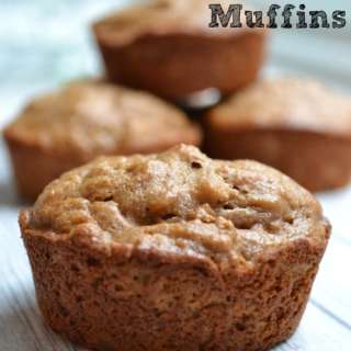 Apple Almond Butter Muffins