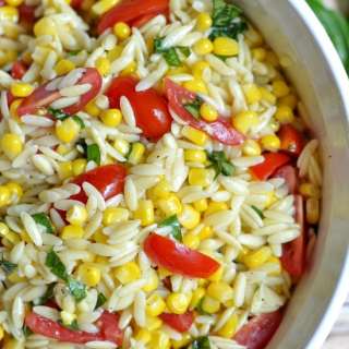 Roasted Corn Orzo Pasta Salad
