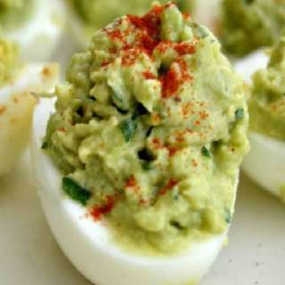 Deviled Avocado Eggs