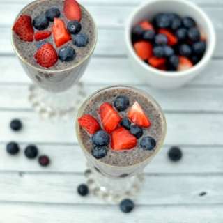 Berries & Cream Chia Pudding