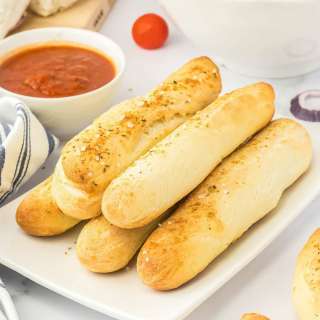 Homemade Garlic Breadsticks