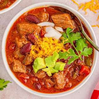 Stew Meat Chili Recipe