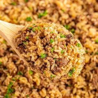 Hamburger and Rice Casserole