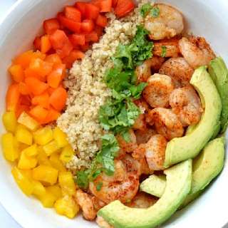 Garlic Shrimp and Quinoa