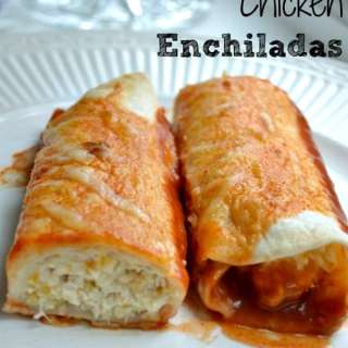 Creamy Chicken Enchiladas