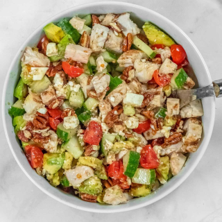 Chicken Cucumber Tomato Avocado Salad