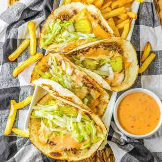 Smash Burger Tacos