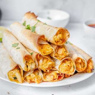 Baked Chicken Taquitos
