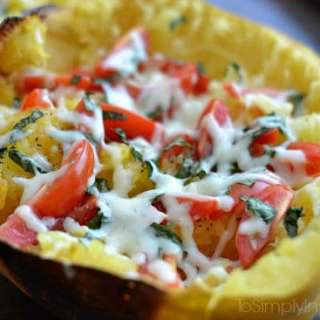 Baked Margherita Spaghetti Squash