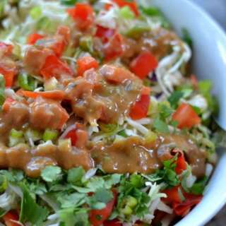 Thai Salad with Peanut Dressing
