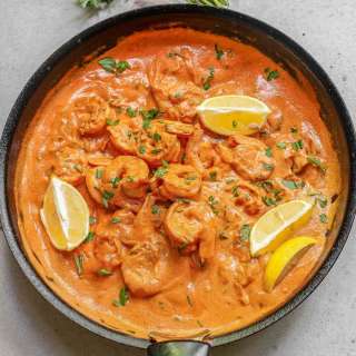 Easy Creamy Garlic Shrimp