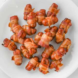 Bacon Wrapped Smokies with Brown Sugar