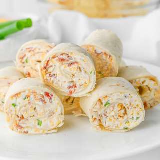 Crack Chicken Pinwheels with Bacon, Ranch and Cheese