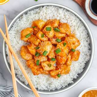 Crispy Air Fryer Orange Chicken