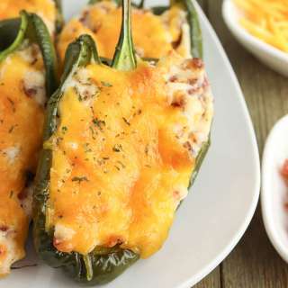 Easy Stuffed Poblano Pepper Recipe