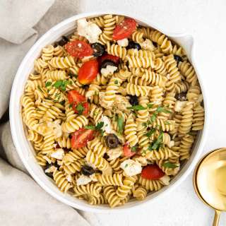 Easy Greek Pasta Salad Recipe
