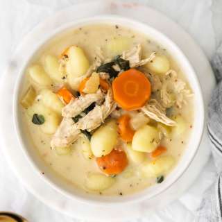 Slow Cooker Chicken Gnocchi Soup