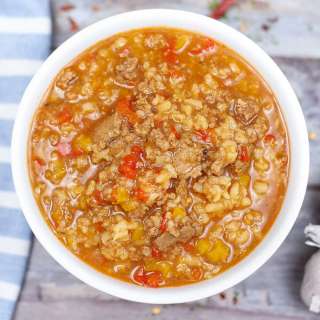 Instant Pot Stuffed Pepper Soup