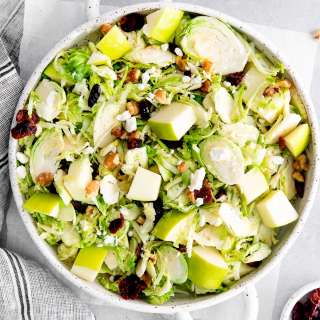 Shaved Brussels Sprouts Salad