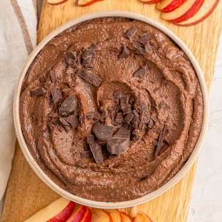 Easy Chocolate Hummus Dessert Dip