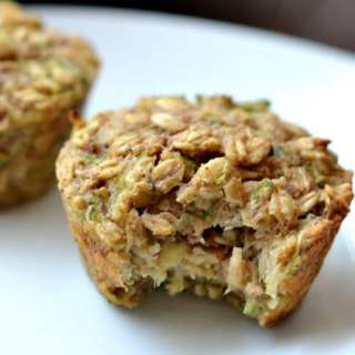 Zucchini Banana Oatmeal Muffins