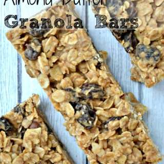 No Bake Almond Butter Granola Bars