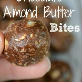 Chocolate Almond Butter Oatmeal Bites