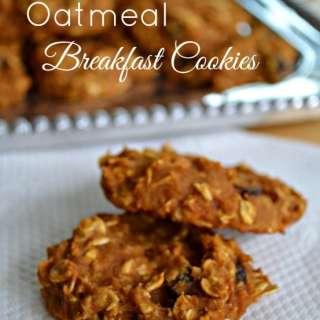 Pumpkin Oatmeal Breakfast Cookies