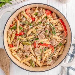 Easy Rasta Pasta Recipe with Jerk Chicken
