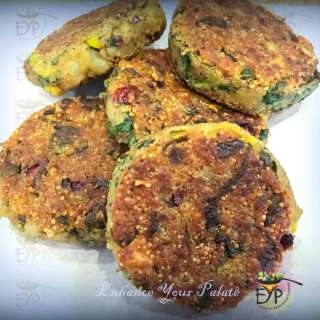 Amaranth and Red Lentil Patties