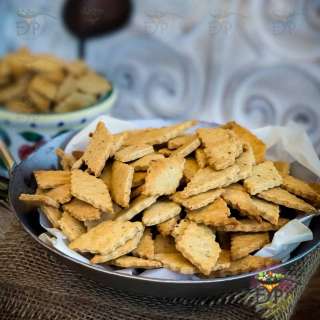 Baked Namak Para - Healthy and Crispy