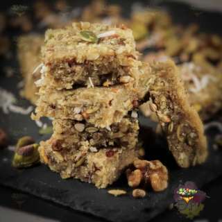 Mixed Nut Coconut Burfi with a hint of Fennel