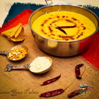 Indian Yogurt Curry - Rajasthani Kadhi Recipe