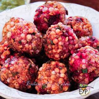 Sabudana Vada with Beetroot Recipe - Ebelskiver Pan Low Fat Version