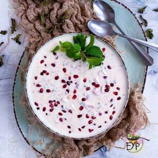 Mixed Vegetable Raita - Seasoned Yogurt