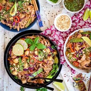 Thai Peanut Noodles: Vegan Instant Pot Recipe