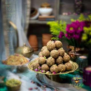 Churma Ladoo – Baked version with Jaggery
