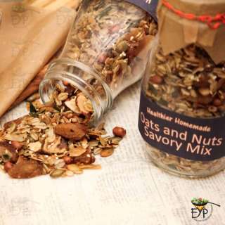 Oats Chivda, Oven Roasted Spicy Indian Snack Mix