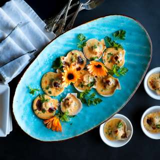 Broiled Scallops In Shell