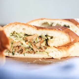 Chanterelle Mushroom Croustade (Melty Sandwich)